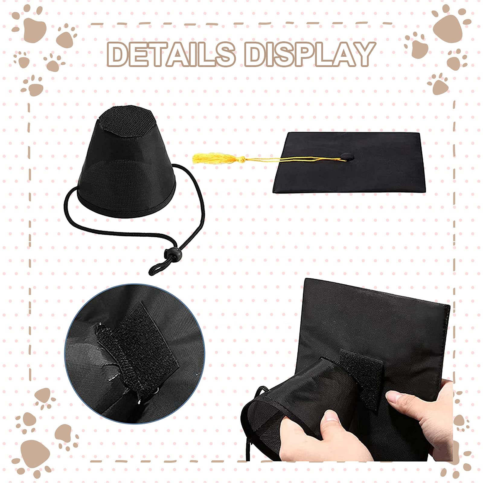 Amazon | HACRAHO 犬の卒業式の衣装, 2個 ネクタイ付きペット卒業